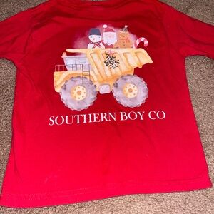 Red Long Sleeve Kids Tee